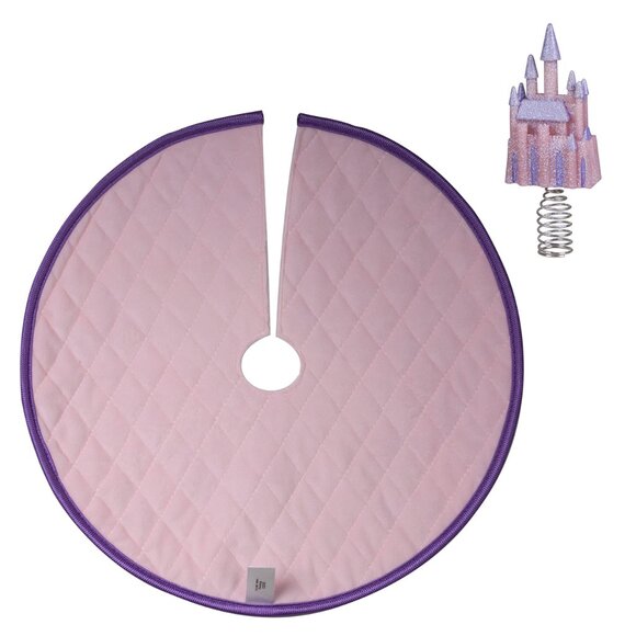 New! Disney Princess Hallmark Keepsake Ornament Tree Topper & Tree Skirt Set - Picture 4 of 4